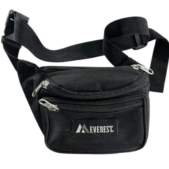 everest Other - Everest Original Top Sports Black Fanny Pack Waist Bag Outdoor Retro Festival